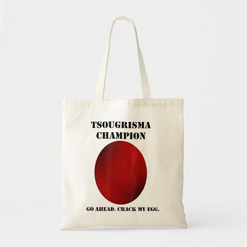 Greek Orthodox Easter Funny red egg Tote Bag