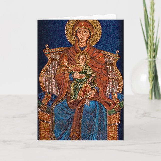 Greek Orthodox Greeting card (Front)