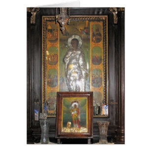 Greek Orthodox Religious Icon of a Saint