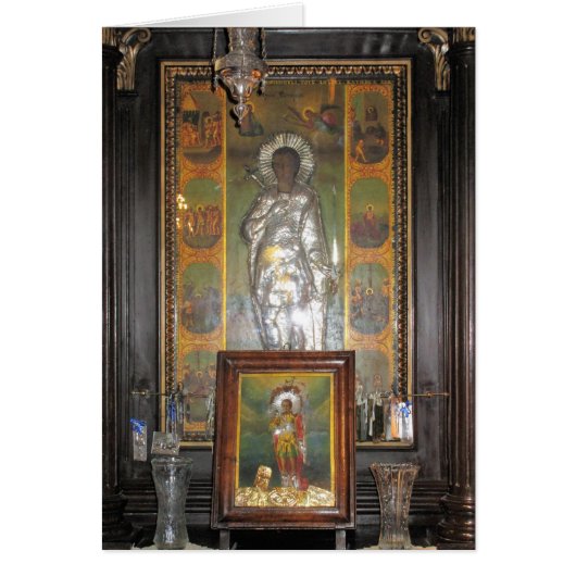 Greek Orthodox Religious Icon of a Saint (Front)