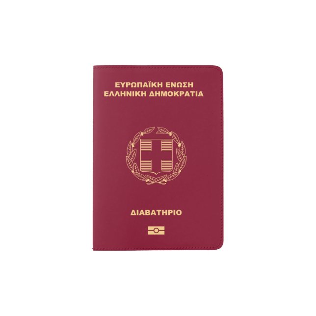 Greek Passport Holder (Front)
