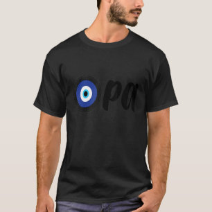 Greek Pride Opa Greek Key Hellas Greece Evil Eye M T-Shirt