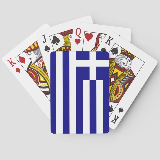 Greek pride poker cards (Back)