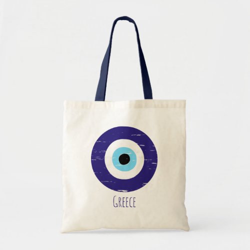 Greek Protection From Evil Eye Device Nazar Amulet Tote Bag