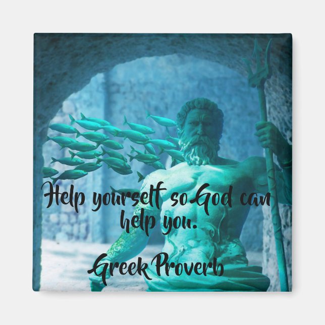 Greek Proverb Magnet (Front)