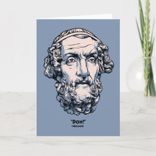 Greek Quotes-Homer Card