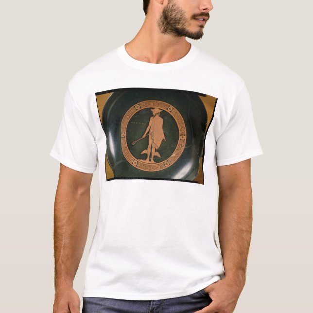 Greek red-figure cup, depicting the god Hermes T-Shirt (Front)