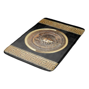 Greek Revival Medusa Bath Mat