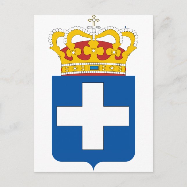 Greek Royal Arms, Greece Postcard (Front)