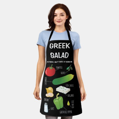 Greek Salad Ingredients _ A Taste of Sunshine Apron