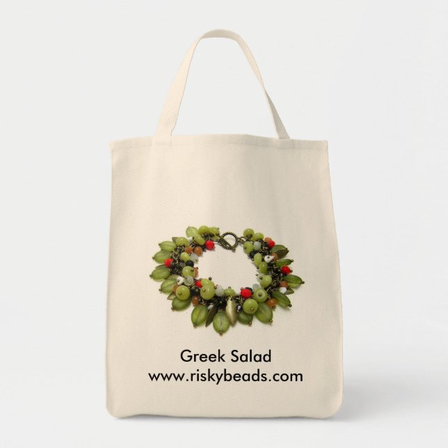 Greek Salad Tote Bag (Front)