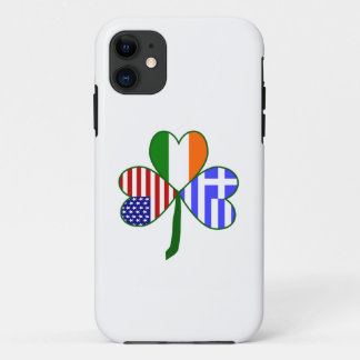 Greek Shamrock iPhone 11 Case