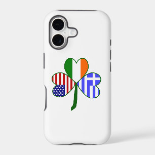 Greek Shamrock iPhone 17 Case