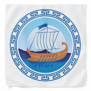 Greek Ship Bandana