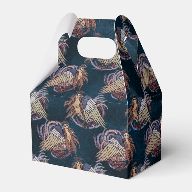 Greek Siren Odyssey Pattern Favor Boxes (Front Side)
