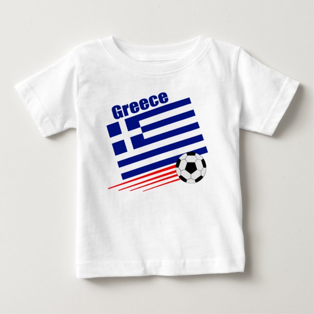 Greek Soccer Team Baby T-Shirt (Front)