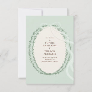 Greek Stefana Save The Date