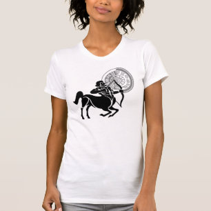 Greek style Sagittarius Archer Zodiac Chart T-Shirt