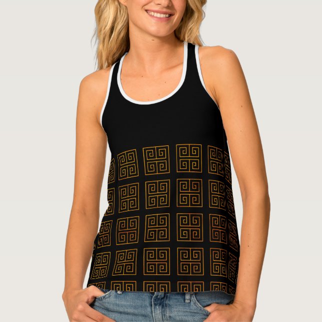 Greek style   tank top (Front)