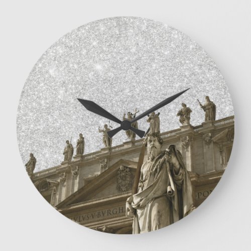 Greek Summer Large Clock