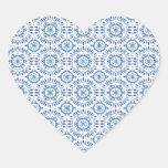 Greek Summer Sea Heart Sticker