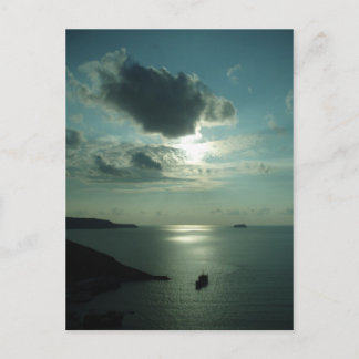 Greek Sunset Postcard
