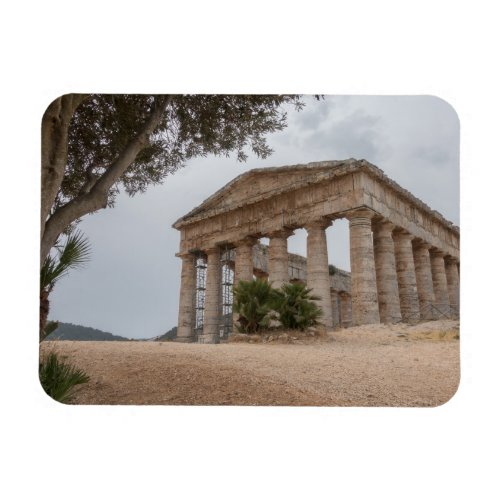 Greek temple at Segesta Sicily Magnet
