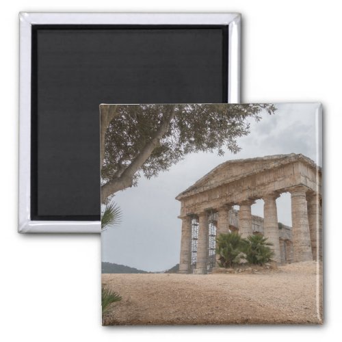 Greek temple at Segesta Sicily Magnet