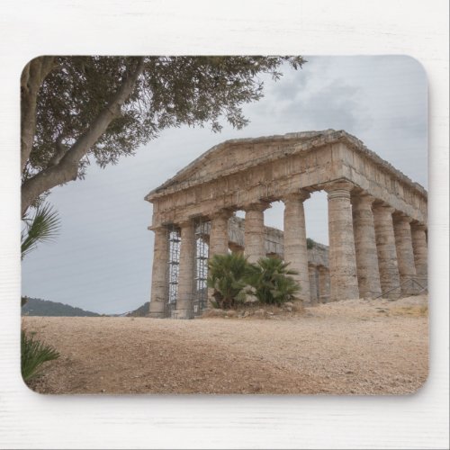 Greek temple at Segesta Sicily Mouse Pad