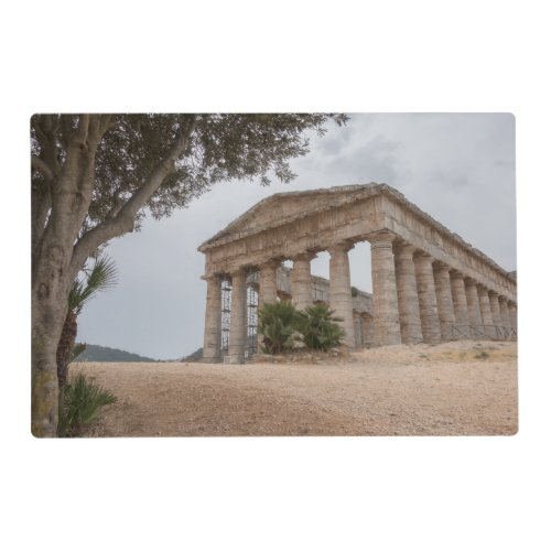 Greek temple at Segesta Sicily Placemat