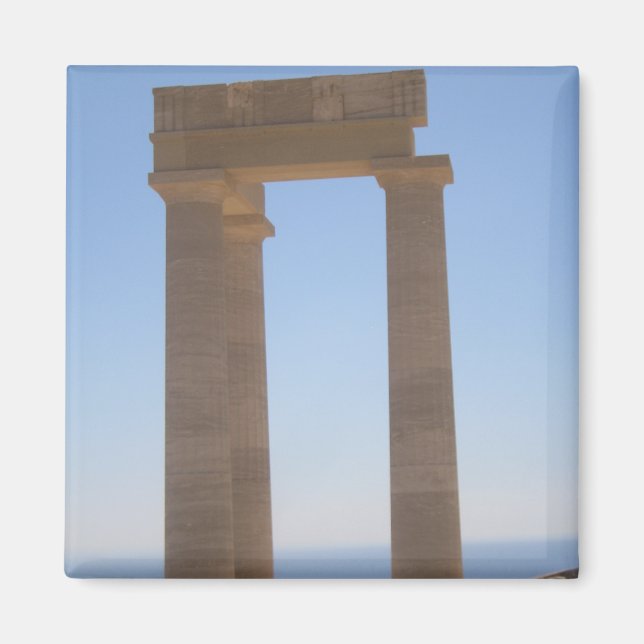Greek Temple Magnet (Front)