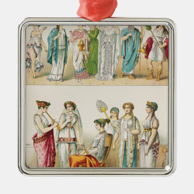 Greek Theatrical Dress Metal Ornament (Front)