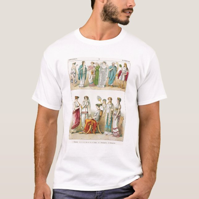 Greek Theatrical Dress T-Shirt (Front)