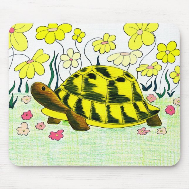Greek Tortoise Mouse Pad (Front)