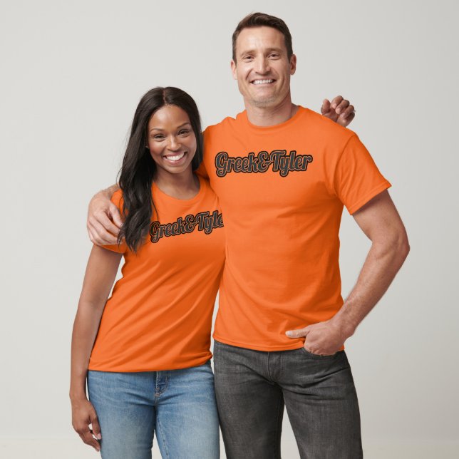 Greek&Tyler Blue Baseball shirt (Unisex)