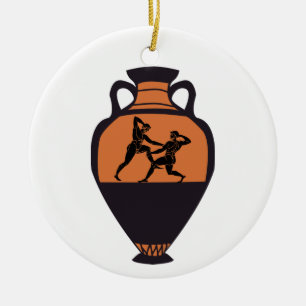 Greek Vase Ceramic Ornament