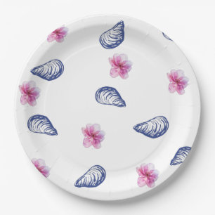 Greek Vibes Birthday Paper Plates