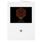 Greek Warrior Card (Back)