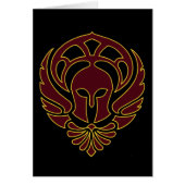 Greek Warrior Card (Front)