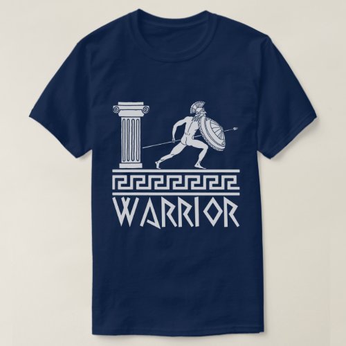 Greek Warrior White Hoplite T_Shirt