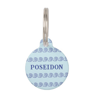 GREEK WAVES PET ID TAG