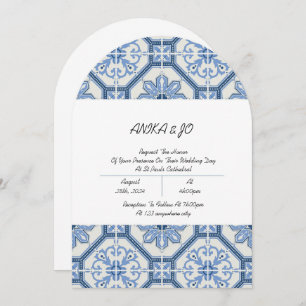 GREEK WEDDING INVITATION, WEDDING INVITATION