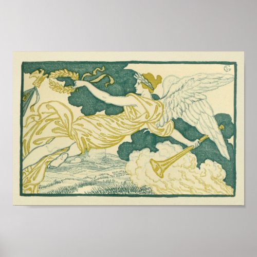 Greek Woman Wings Angel Print