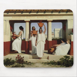 Greek Women at the Fountain, 1841 Mouse Pad