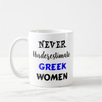 greek women coffee mug