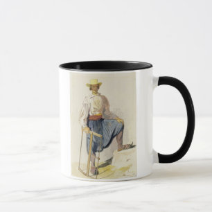 Greek Woodcutter, 13 June 1856 (pen, ink and w/c o Mug