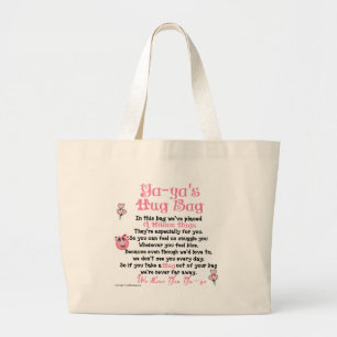 Greek - Ya-ya  - Plural Verse Large Tote Bag