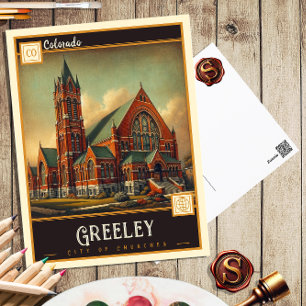 Greeley, Colorado Vintage Postcard
