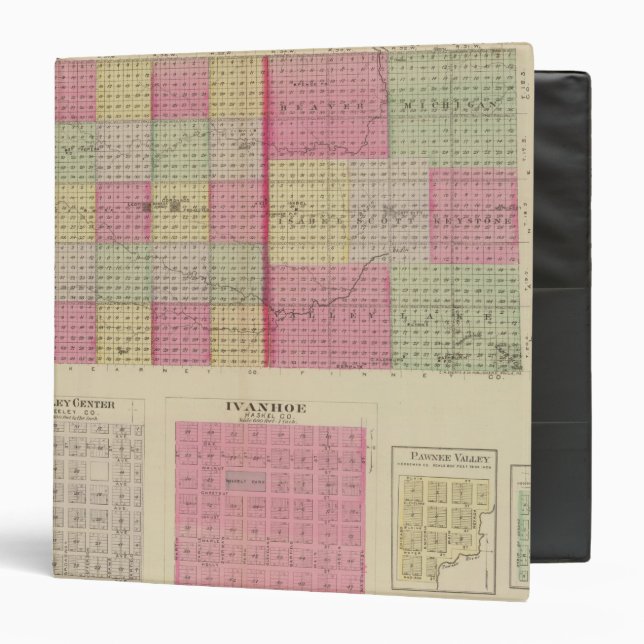 Greeley, Wichita, and Scott Counties, Kansas 3 Ring Binder (Front/Inside)