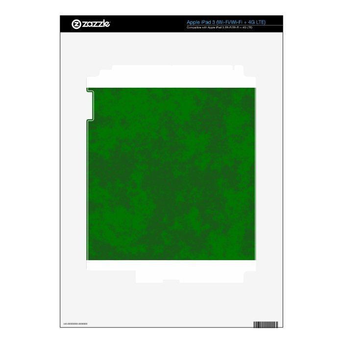 Green2 Soft Grunge Design Decals For iPad 3